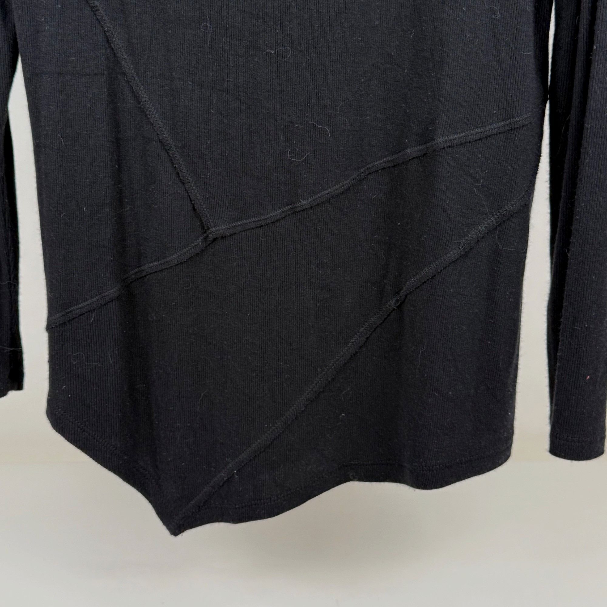 Other INC International Concepts Women's Black Long-Sleeve Top Asy Size M / US 6-8 / IT 42-44 - 2 Thumbnail