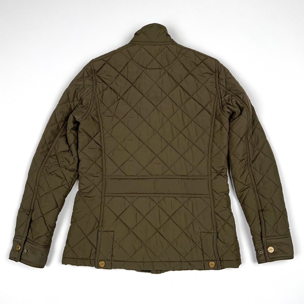 Lauren Ralph Lauren Ralph Lauren Quilted Khaki Olive Jacket Green Corduroy Neck Size XS / US 0-2 / IT 36-38 - 15 Thumbnail