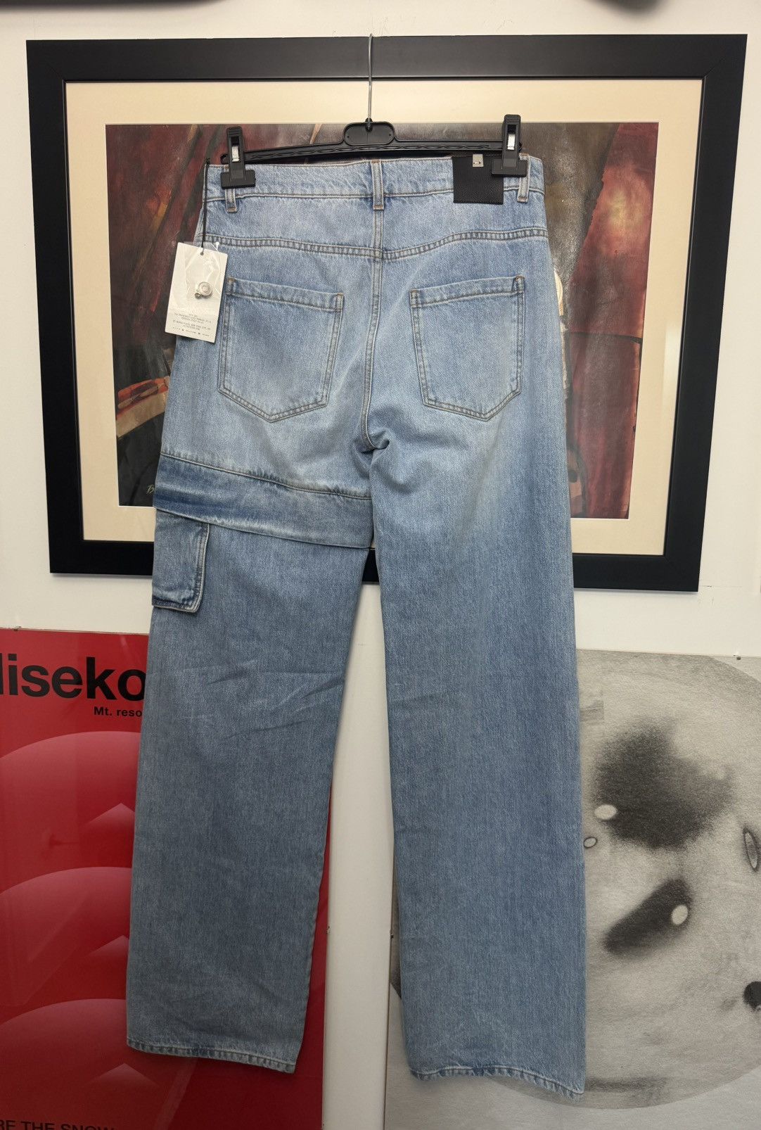 1017 ALYX 9SM Alyx Cargo Denim Pant Designer Jeans Luxury High End Rare Size US 32 / EU 48 - 2 Thumbnail