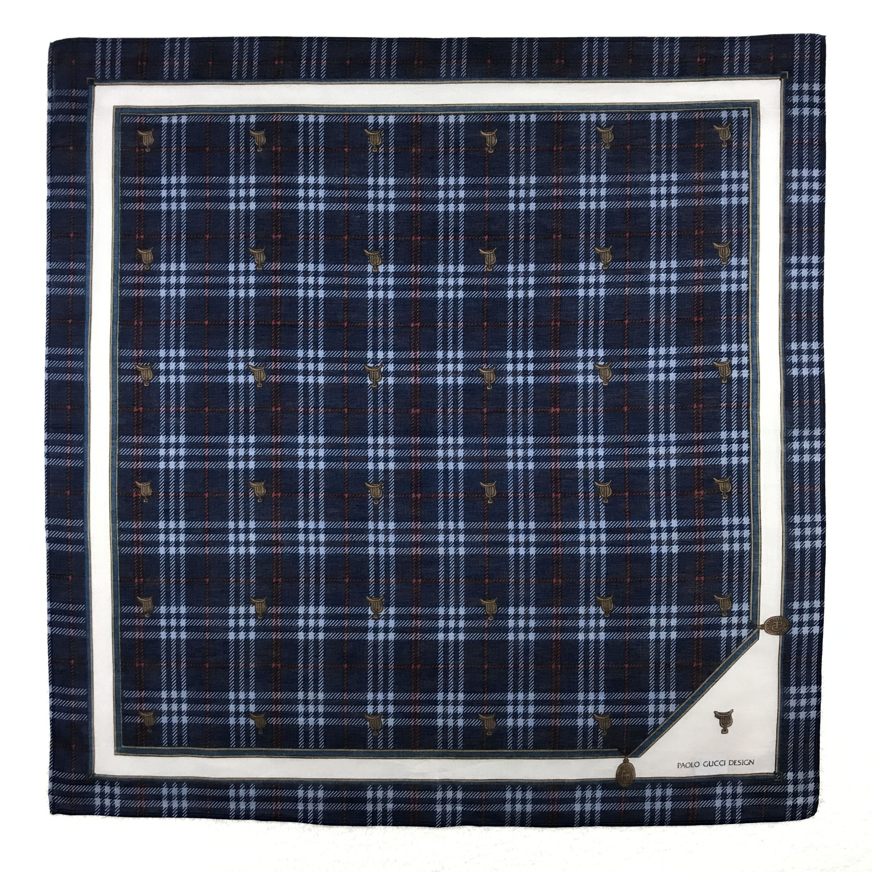 Paolo Gucci × Vintage Vintage Paolo Gucci Bandana Neckerchief Handkerchief Size ONE SIZE - 1 Thumbnail