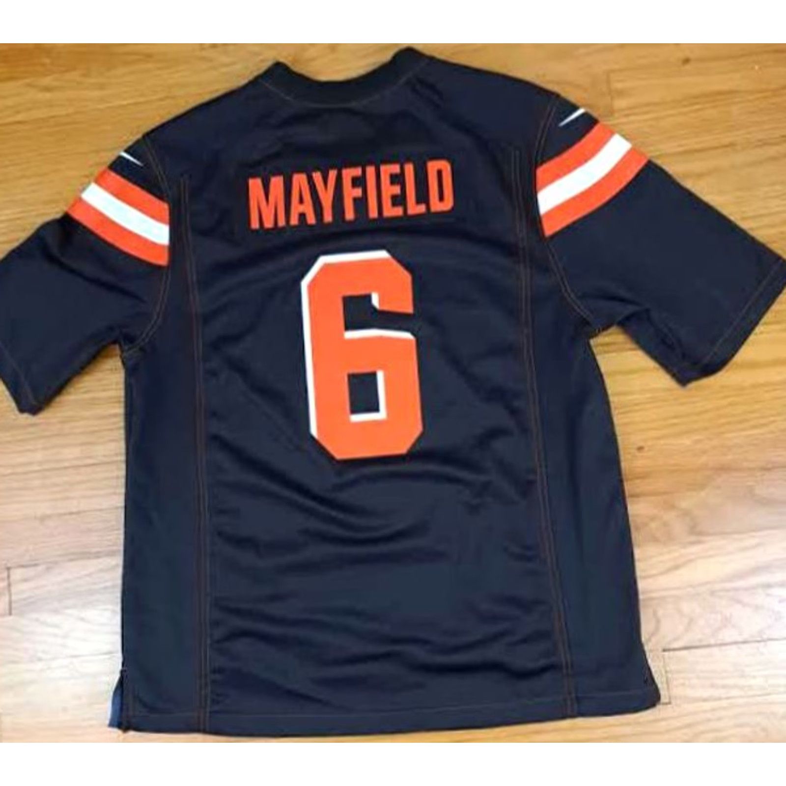 Nike Nike Cleveland Browns Baker Mayfield Printed On Field Dawg Pound Home Jersey XL Sweatshirt Brown Pullover Men Mens Sports Jersey Size US XL / EU 56 / 4 - 4 Thumbnail