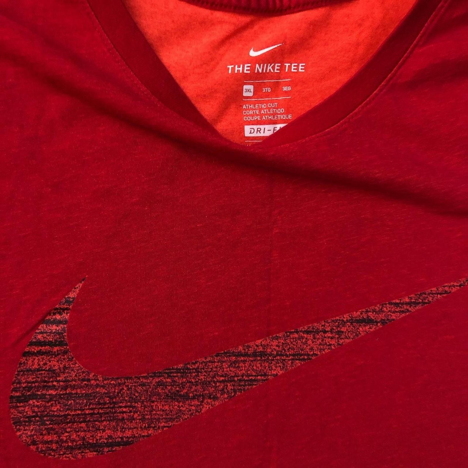 Nike Men’s Red Nike Swoosh Logo Graphic Tee Size US XXL / EU 58 / 5 - 3 Thumbnail