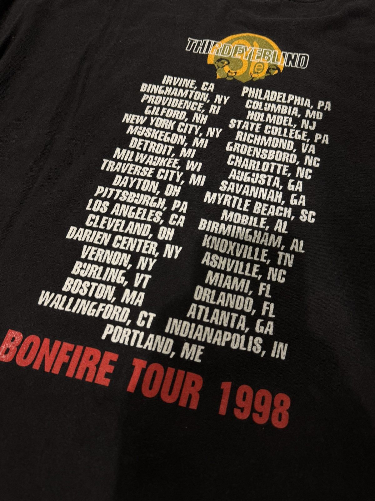 Band Tees Third Eye Blind Bonfire Tour 1998’ Size US XL / EU 56 / 4 - 3 Thumbnail