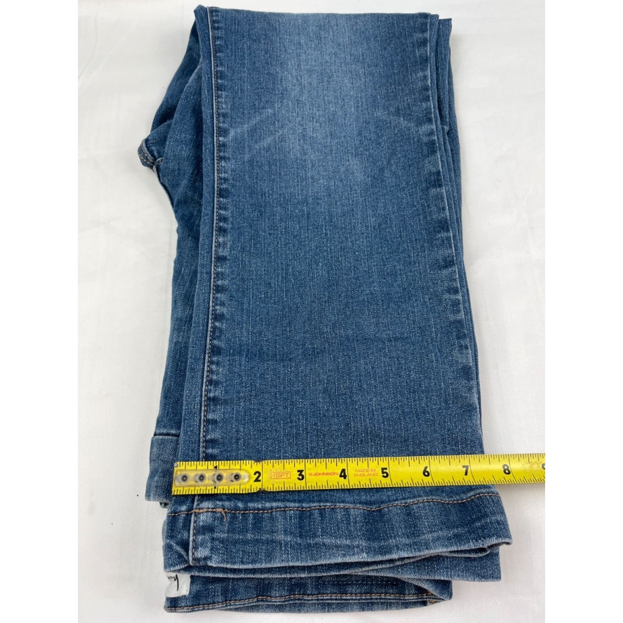 Nicole Miller Nicole Miller Women' Blue Jeans High Rise Boot Size 8 (30x26 Size 30" / US 8 / IT 44 - 9 Thumbnail