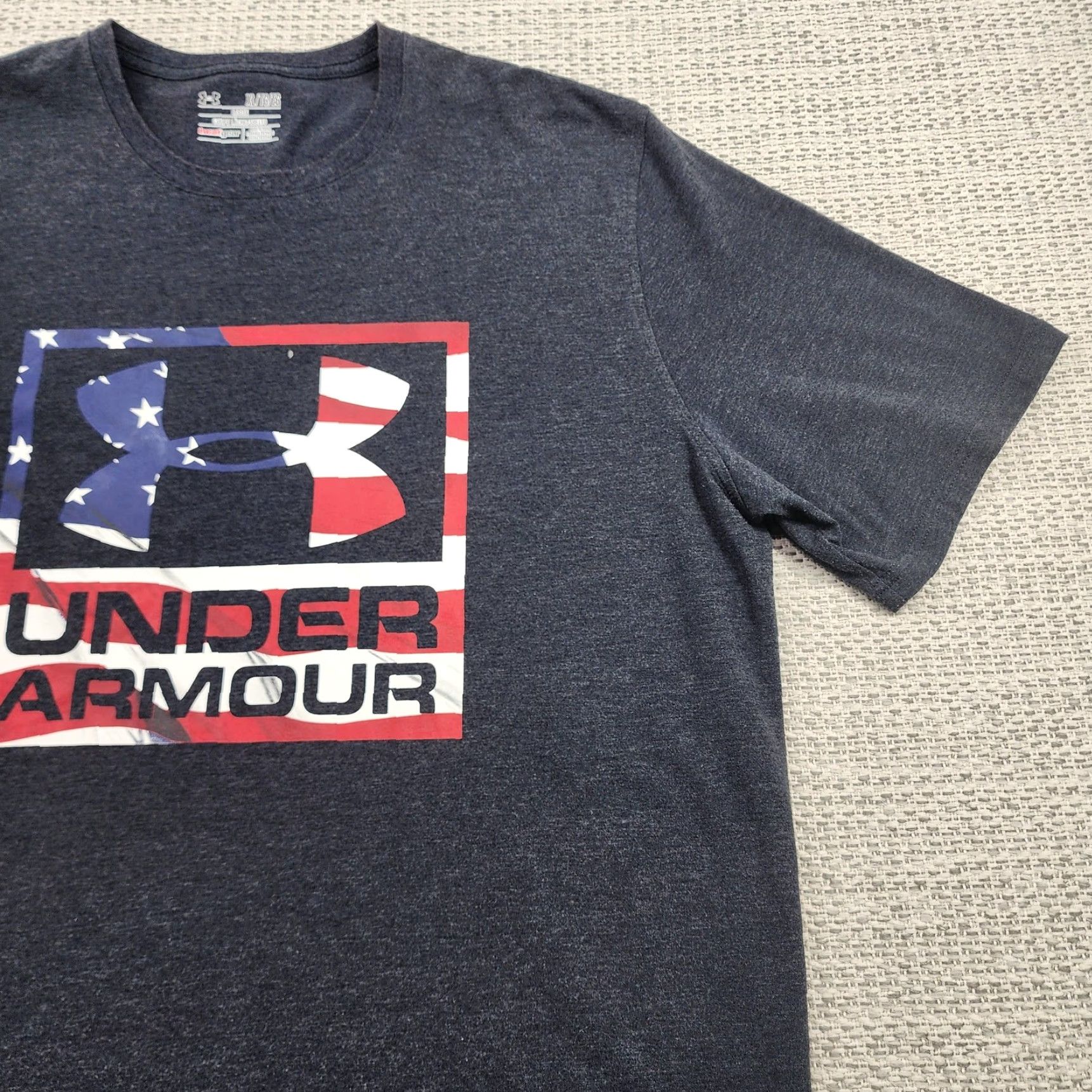 Under Armour Under Armour Shirt Mens XL HeatGear American Flag Freedom Loose Patriotic Size US XL / EU 56 / 4 - 3 Thumbnail