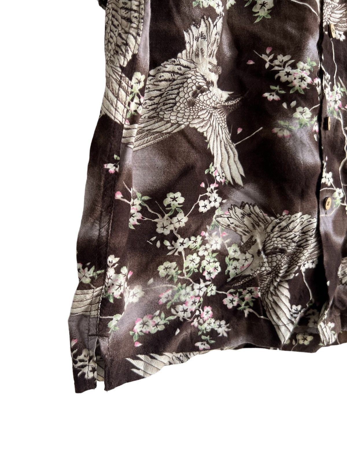 Sun Surf PROTOTYPE Japanese Crane Bird with Sakura Rayon Hawaii Shirt Size US S / EU 44-46 / 1 - 6 Thumbnail