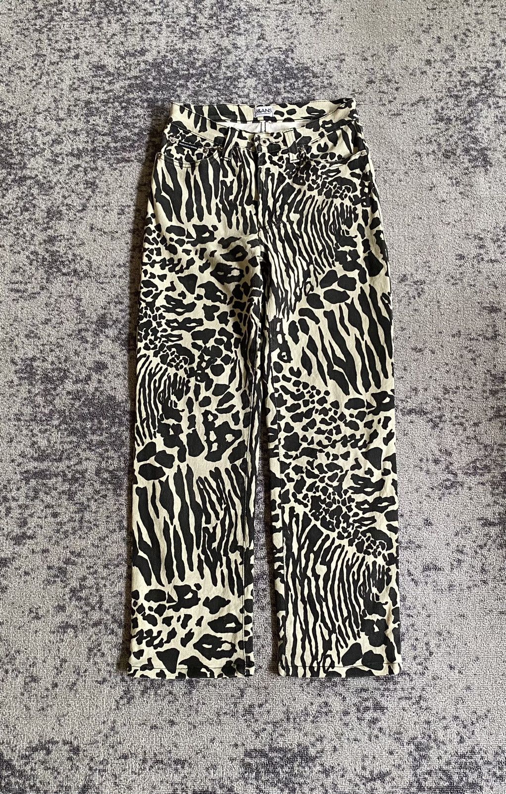 Dolce & Gabbana J&ans zebra pattern pants