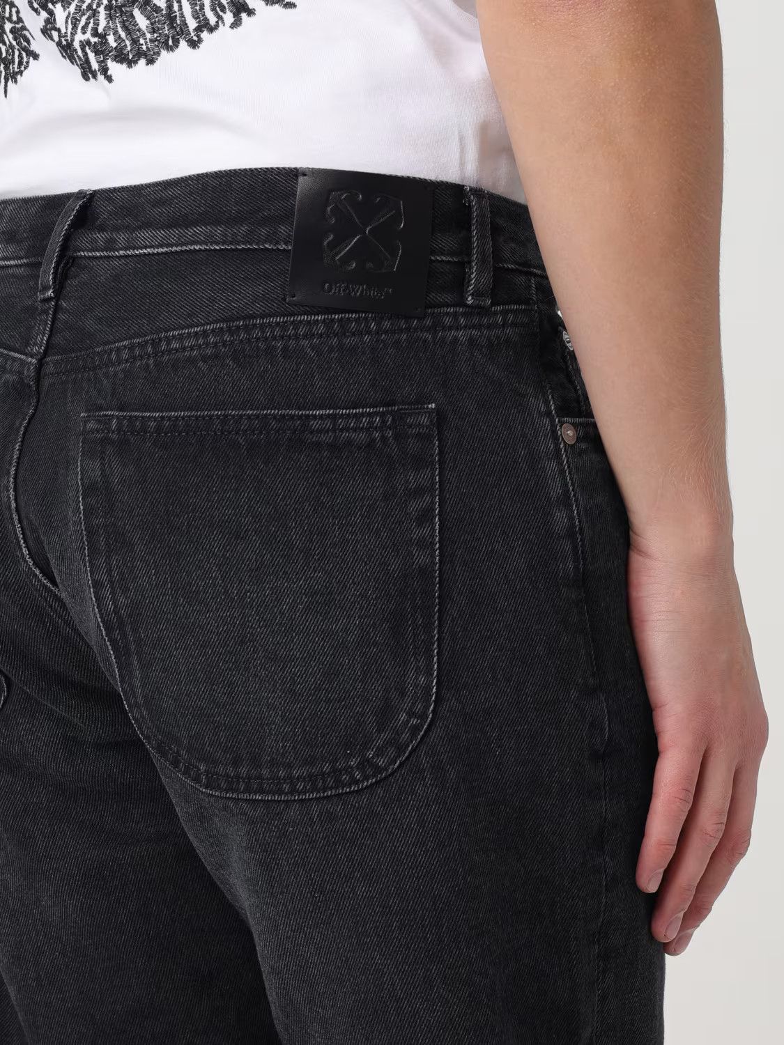 Off-White o1y0225 Denim Pant in Black Size US 28 / EU 44 - 3 Thumbnail