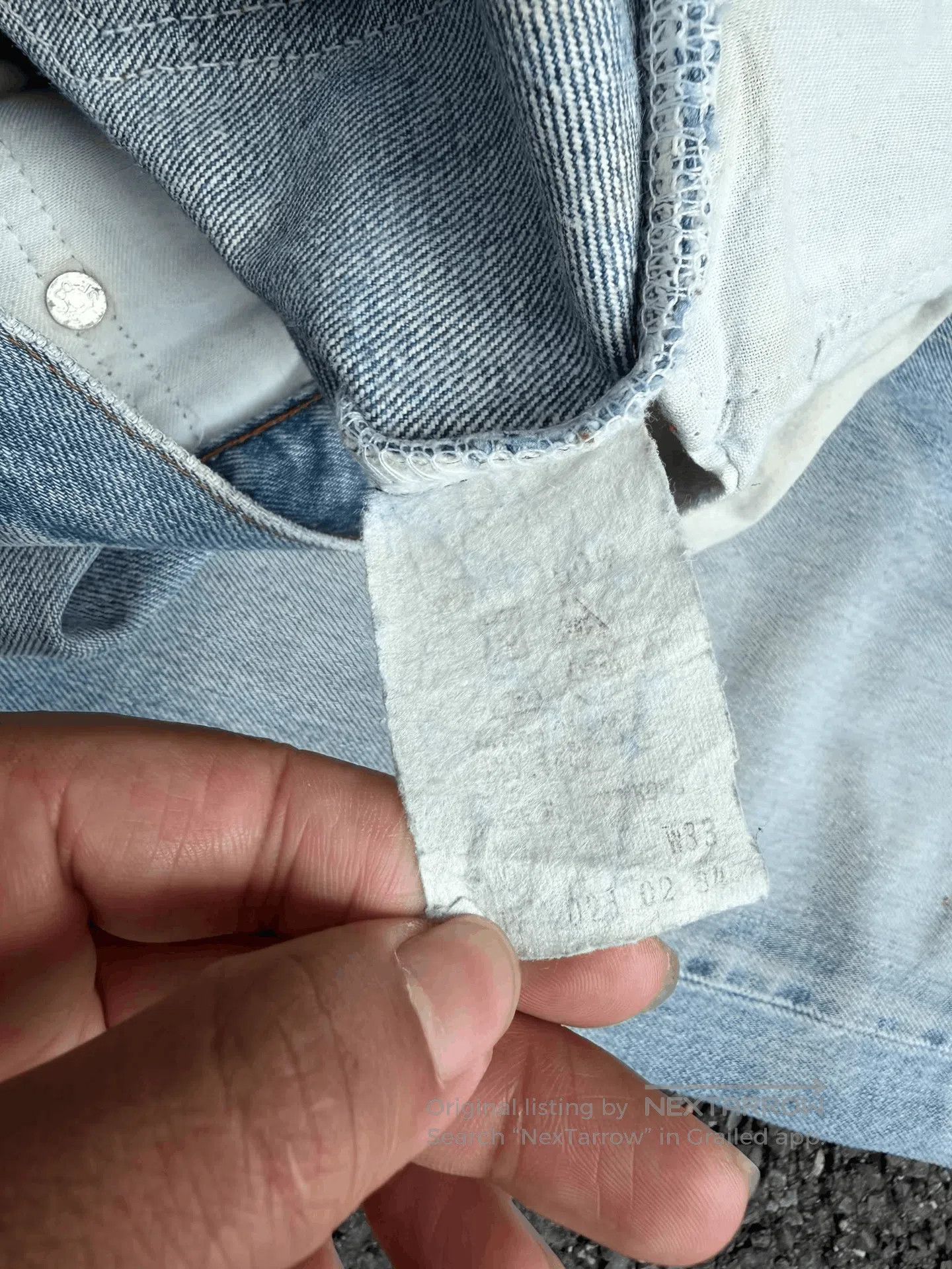 Vintage Vintage Levis 502 90s Blue Jeans. Size US 32 / EU 48 - 4 Thumbnail