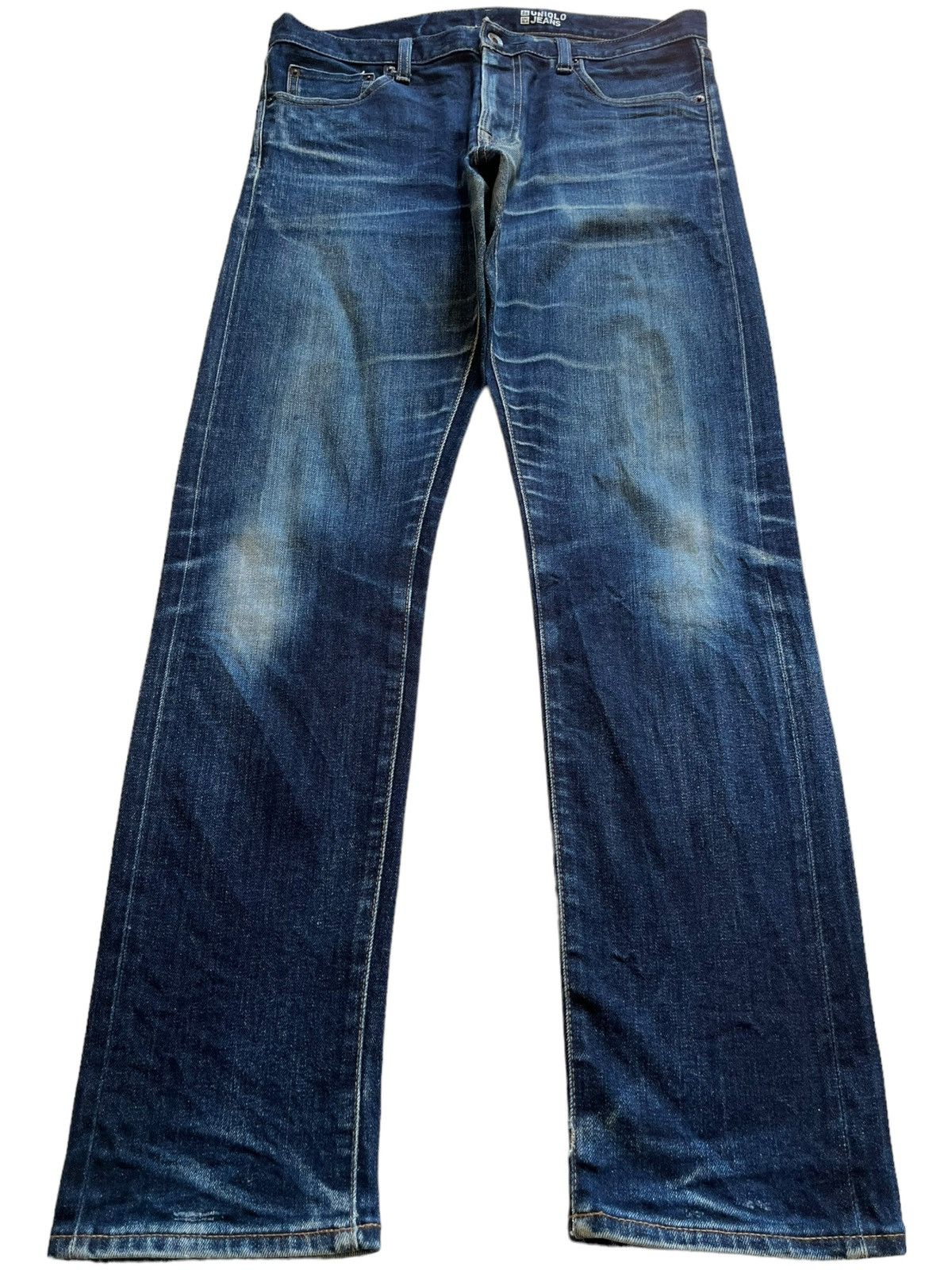 Uniqlo Vintage Japanese Uniqlo Selvedge Faded Indigo Style Jeans Size US 34 / EU 50 - 2 Thumbnail