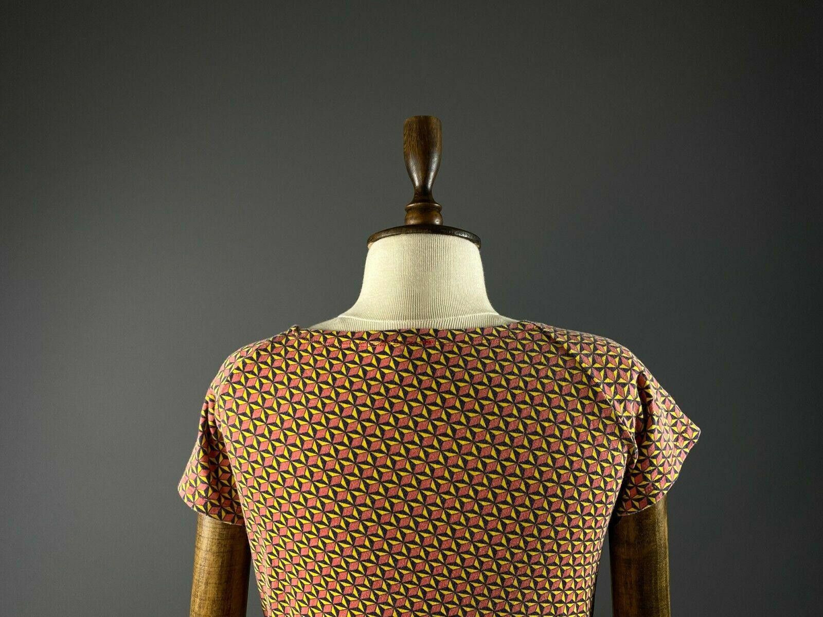 Designer Deerberg by Oska Orange Geometric Summer Top Size S Size S / US 4 / IT 40 - 7 Thumbnail