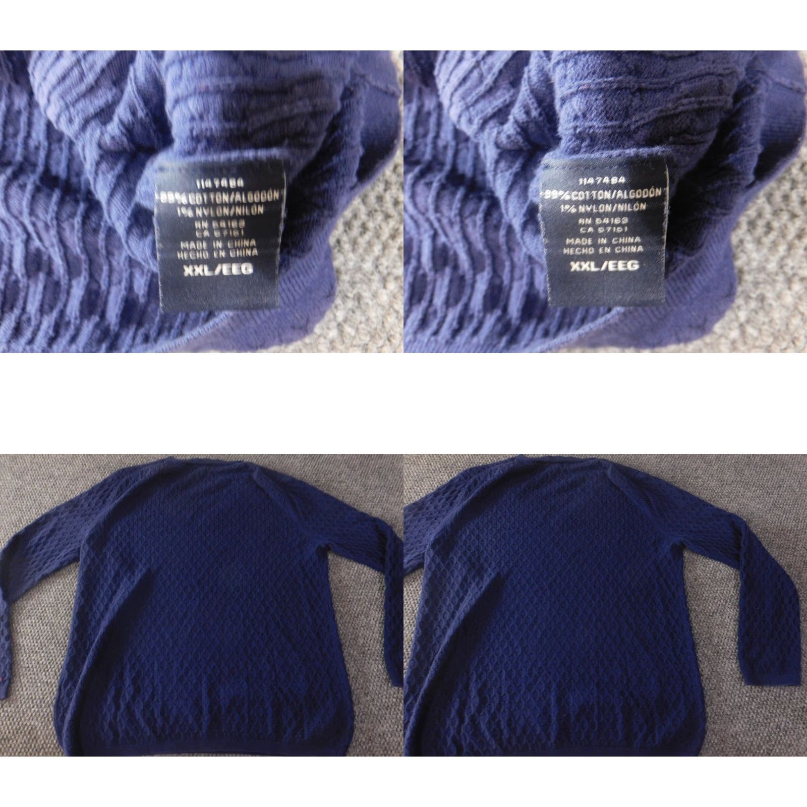 Tommy Hilfiger Tommy Hilfiger Womens Sweater 2XL XXL Blue pullover v-neck Classic casual Size M / US 6-8 / IT 42-44 - 8 Thumbnail