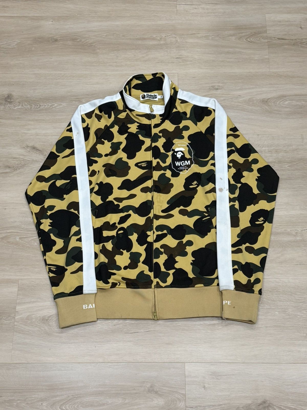 Bape Bape 1st Camo Track Jacket Jersey Top Size US XL / EU 56 / 4 - 1 Thumbnail