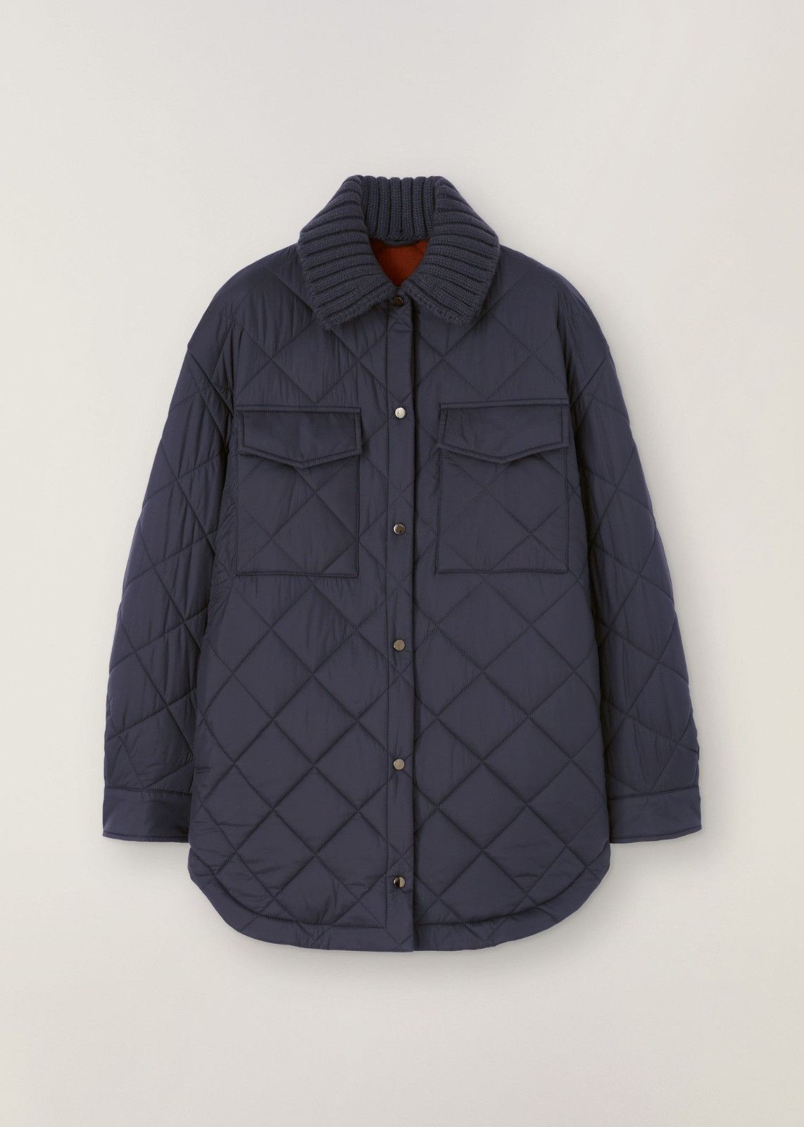 o1srvl11e0824 Rocar Superlight Nylon Jacket in Navy Blue