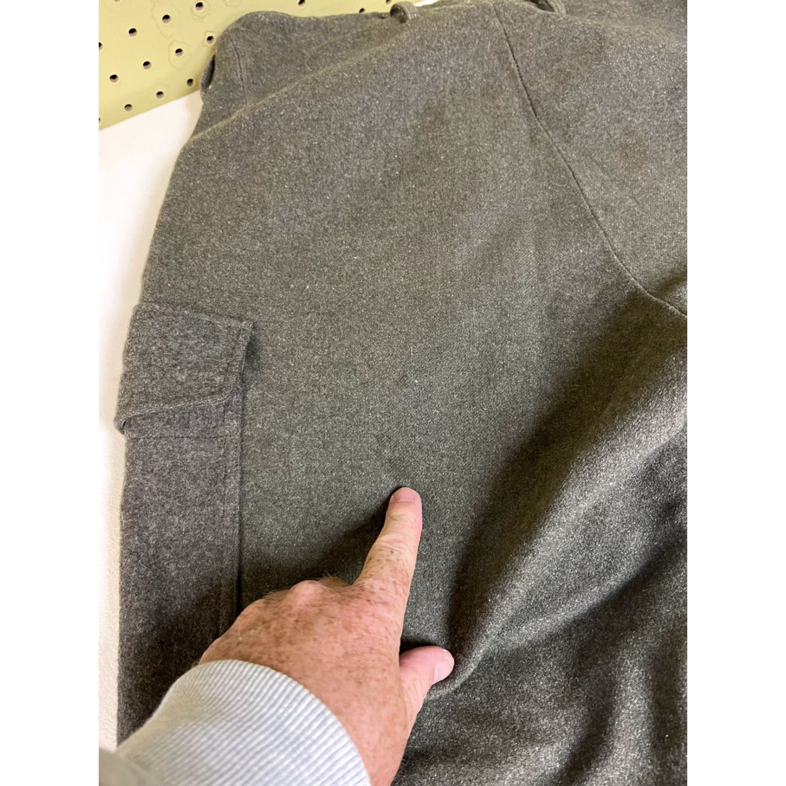 Vintage VINTAGE Swedish Military Wool Cargo Pants 31x32 Men Green 1940s Strap Inseam 32 C48 96 Wool Cargo Style Accessories Straps No Cuff Size US 31 - 6 Thumbnail