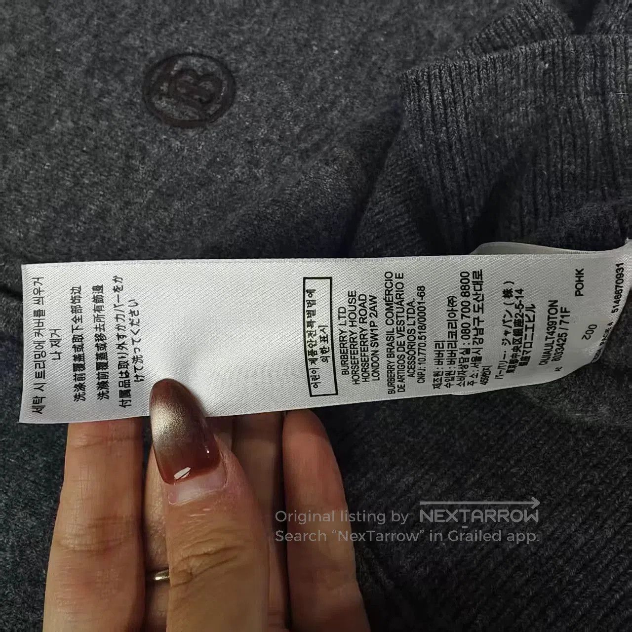 Burberry burberry cashmere zip-up hoodie jacket. Size US M / EU 48-50 / 2 - 8 Thumbnail