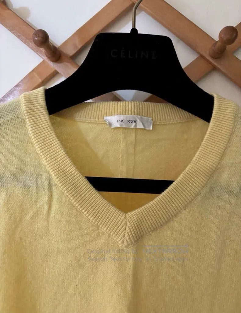 The Row The Row Yellow cashmere sweater Size S / US 4 / IT 40 - 3 Thumbnail