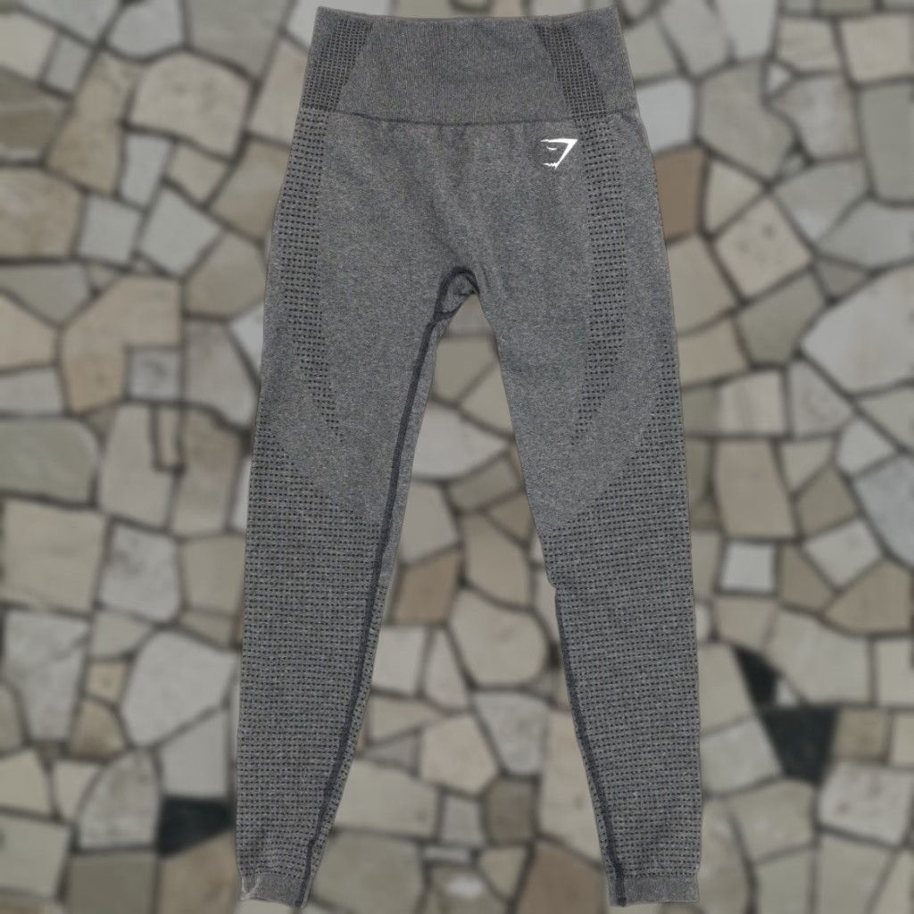 Gymshark Gymshark Stretch 23" HR Seamless Nylon Woven Jogger Pants Gray Women's S Size 28" / US 6 / IT 42 - 1 Thumbnail