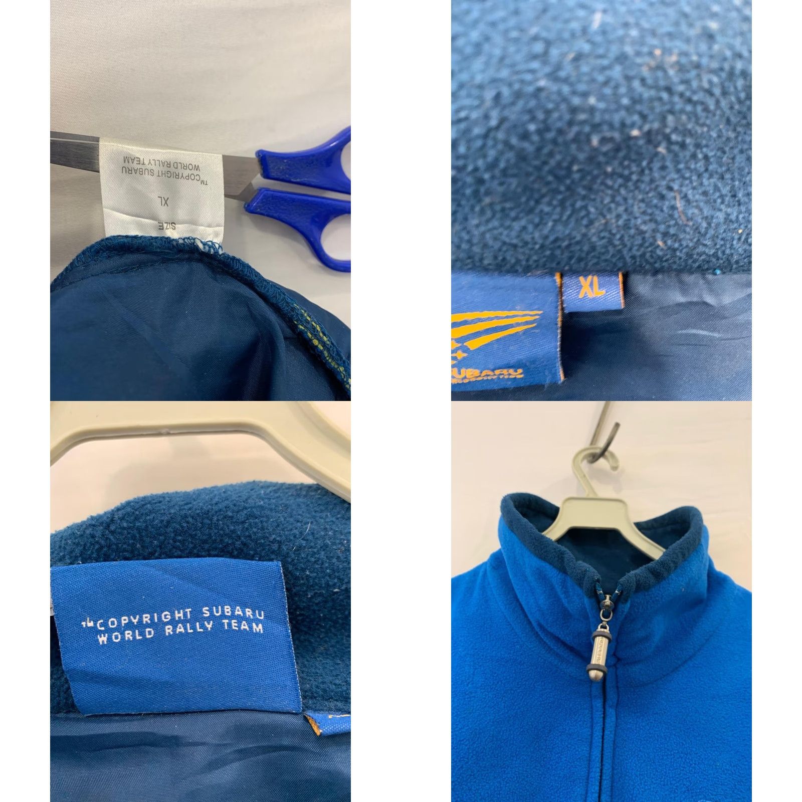 Vintage VINTAGE Subaru World Rally Team Fleece Jacket XL Blue Mens Size US XL / EU 56 / 4 - 8 Thumbnail