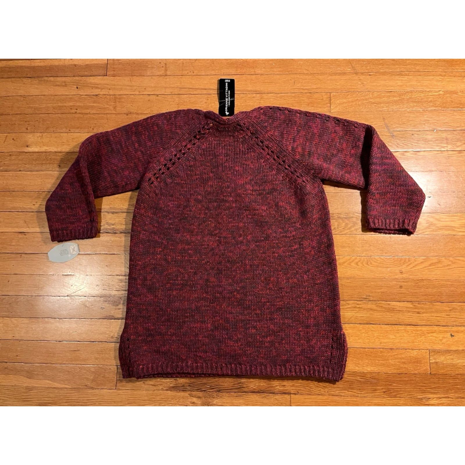 Vintage VINTAGE Adrienne Vittadini Collection Sweater Women’s Medium Red 90s Size M / US 6-8 / IT 42-44 - 7 Thumbnail