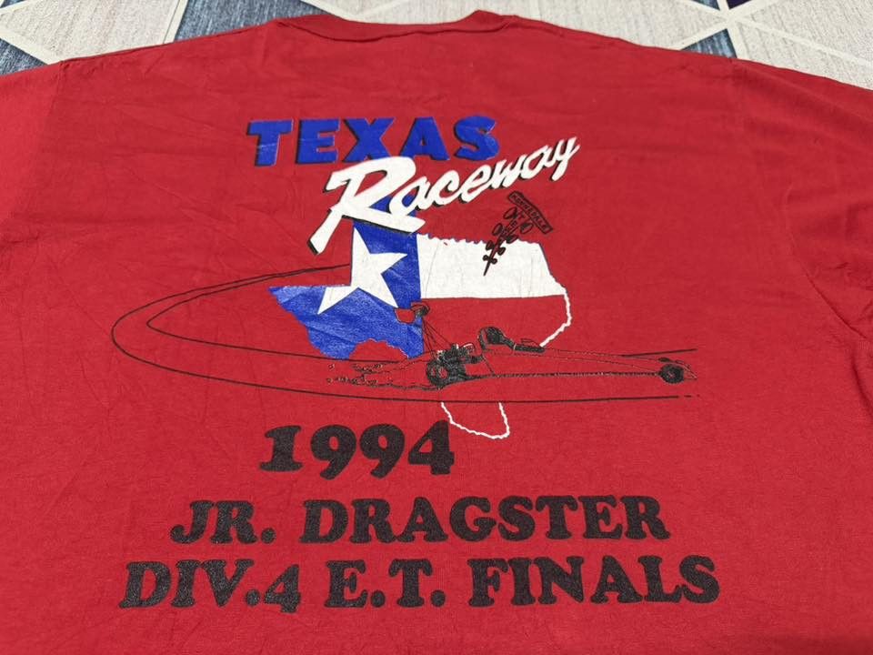 Vintage vintage TEXAS RACEWAY X jerzees1994 saiz M1623 Size US M / EU 48-50 / 2 - 2 Thumbnail