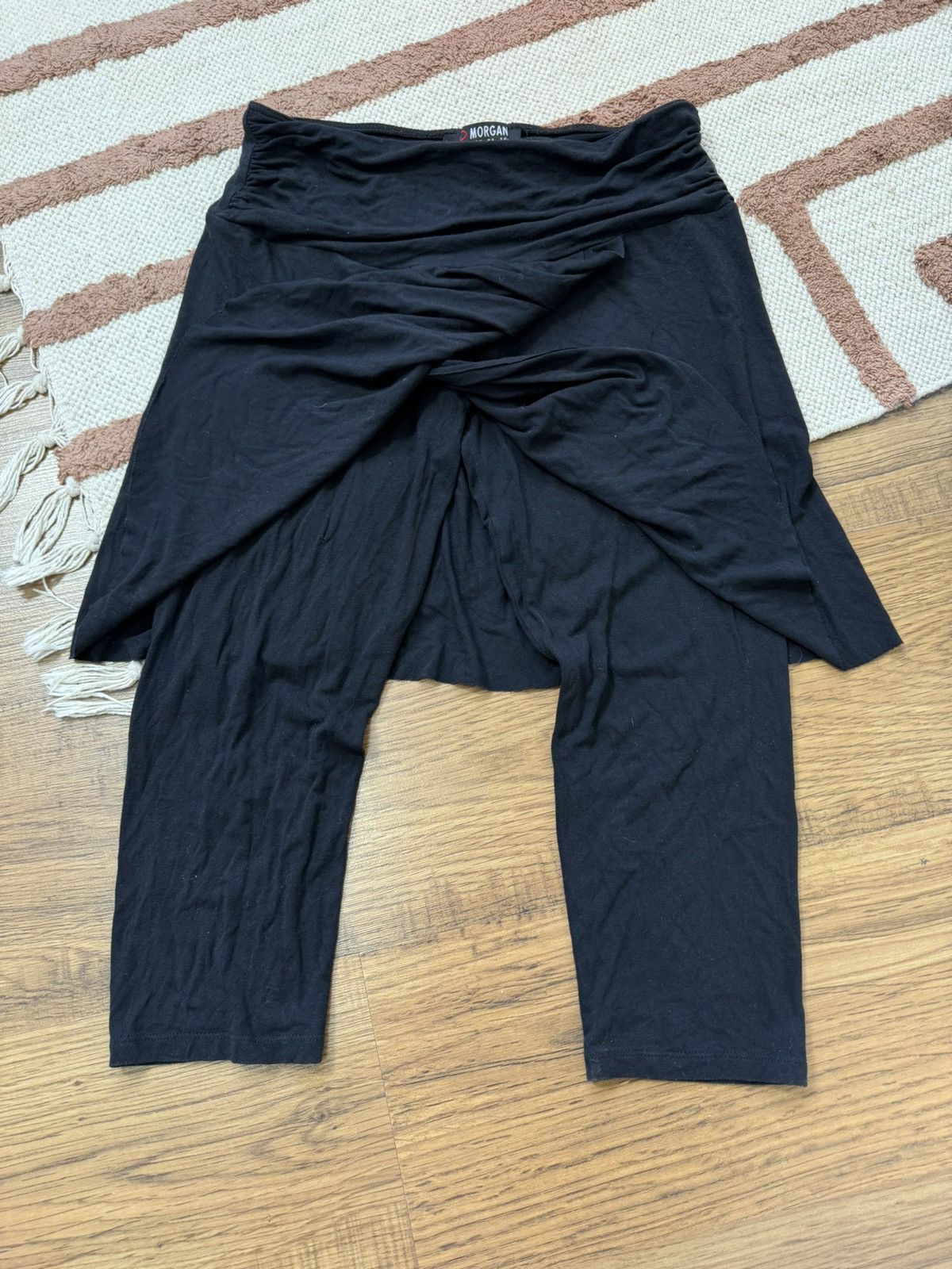 Morgan De Toi VINTAGE MORGAN DE TOI FRANCE MINI SKIRT x LEGGINGS Size 26" / US 2 / IT 38 - 6 Thumbnail
