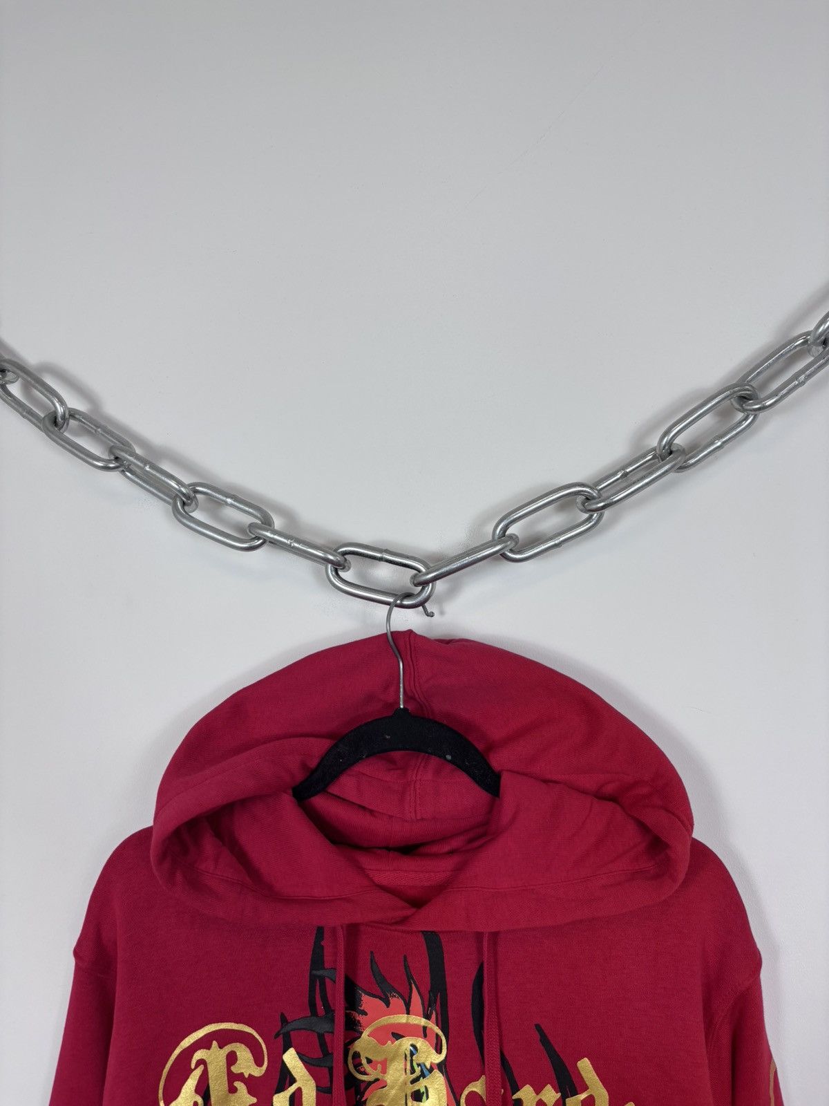 Ed Hardy Ed Hardy NWT Men’s Y2K Red Big Dragon Tattoo Logo Hoodie Size US L / EU 52-54 / 3 - 4 Thumbnail
