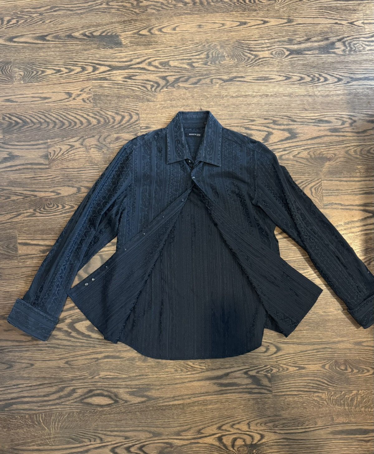 Kenneth Cole Kenneth Cole Button Up Shirt Size US XL / EU 56 / 4 - 2 Thumbnail