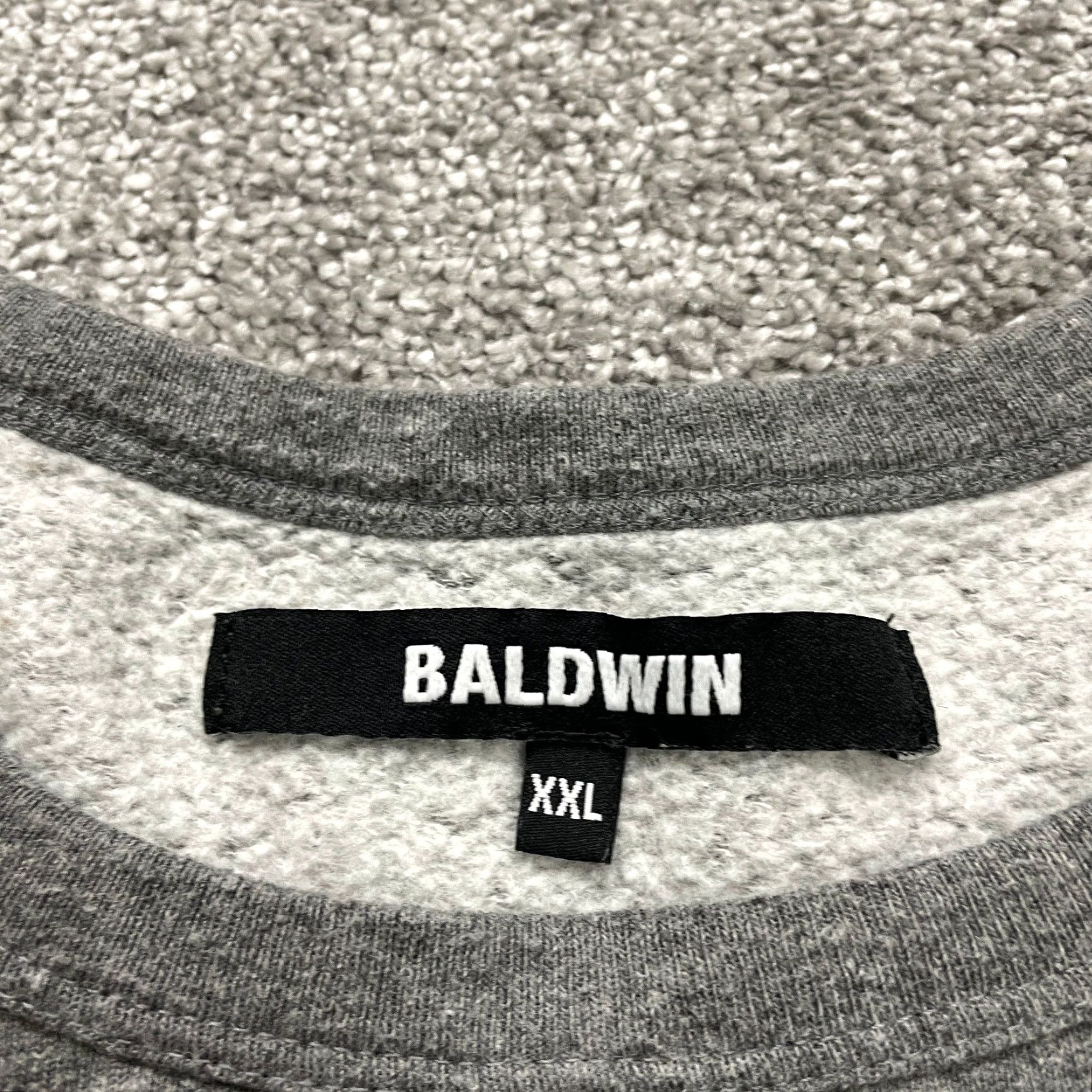 Logo 7 Baldwin Terry Pullover Crew Sweatshirt Womens XXL 2XL Heather BLDWN Georgia Logo Size XXL / US 16-18 / IT 52-54 - 3 Thumbnail