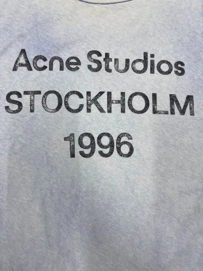 Acne Studios Acne Studios 1996 Collection Logo Printed Crew Neck T-Shirt Size US S / EU 44-46 / 1 - 3 Thumbnail