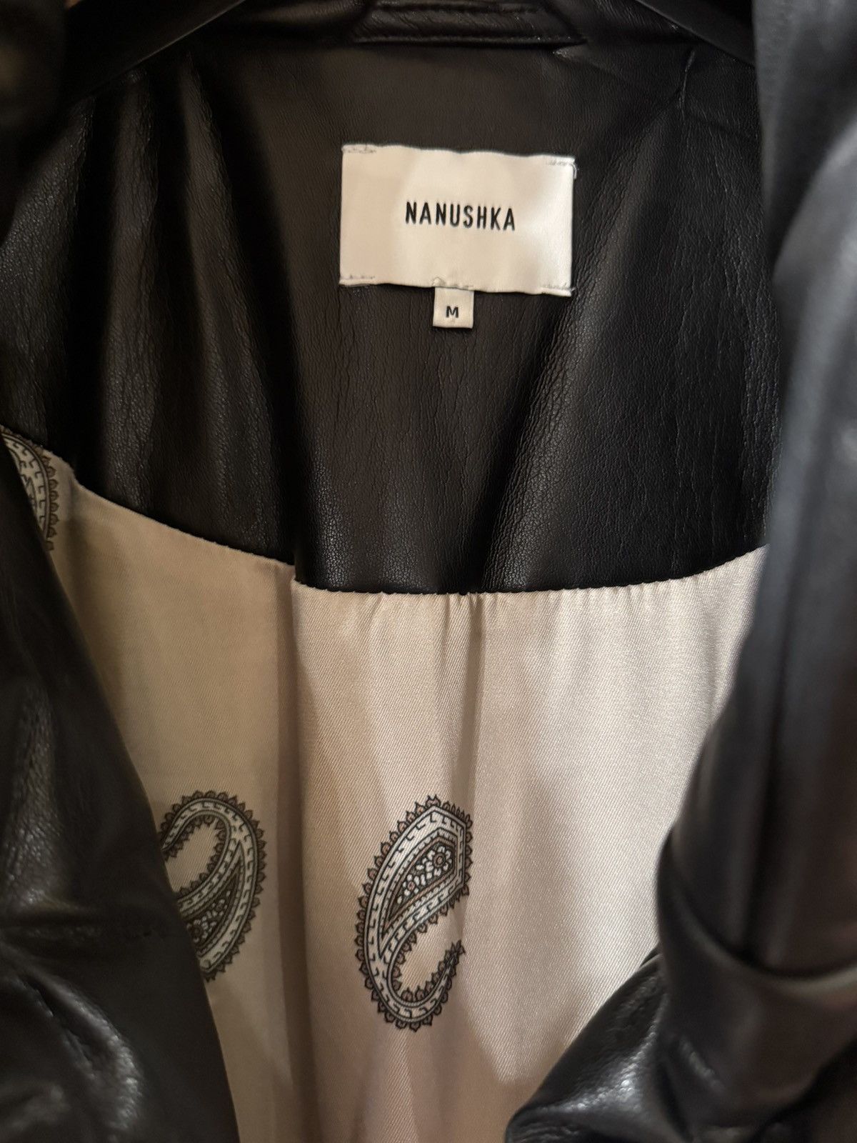 Nanushka Nanushka Hide Faux Leather Black Puffer Jacket Size M / US 6-8 / IT 42-44 - 13 Thumbnail