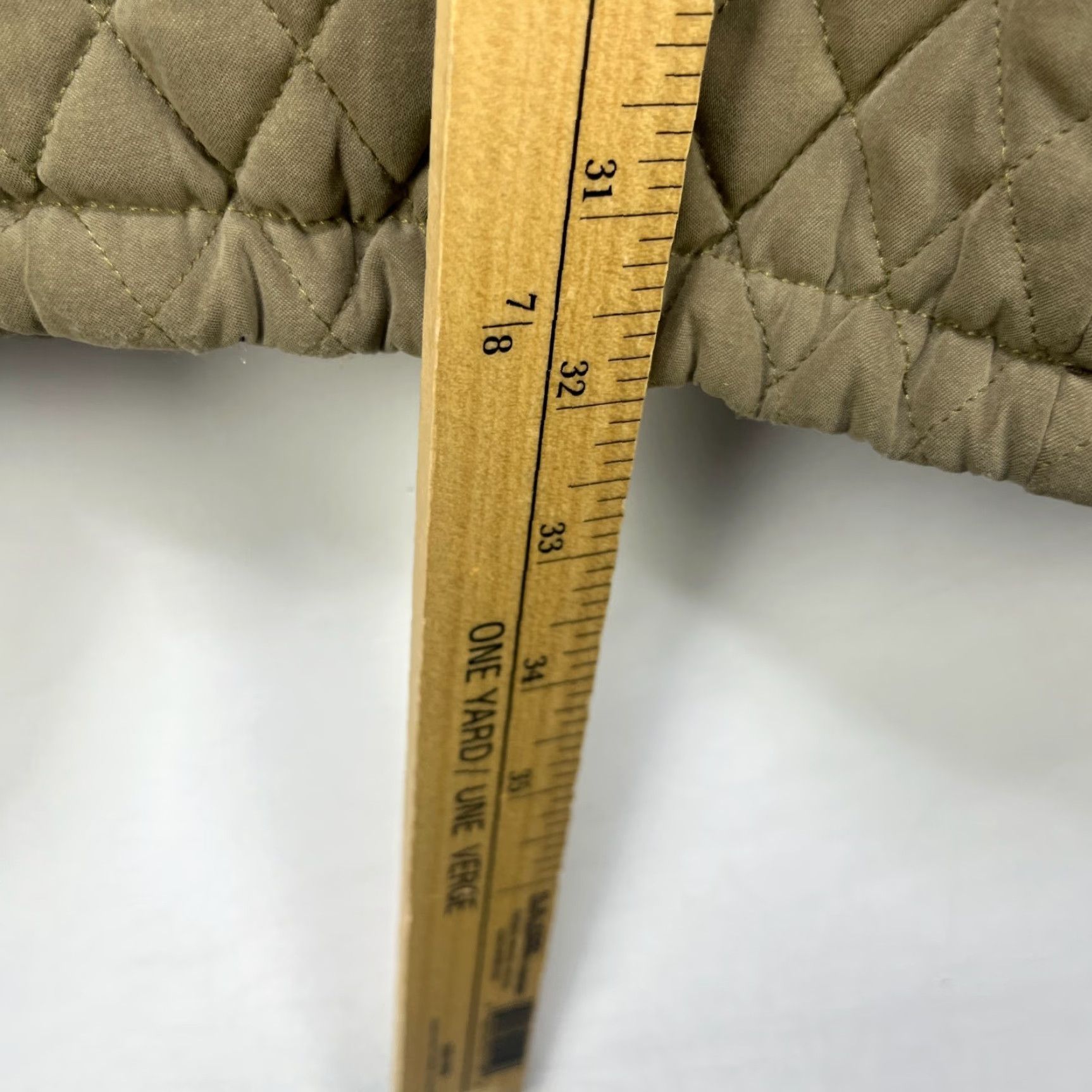 Barbour VINTAGE Barbour Jacket Womens 12 Quilted Tailored Beige Polyamide Outer Shell 12 Size XL / US 12-14 / IT 48-50 - 7 Thumbnail