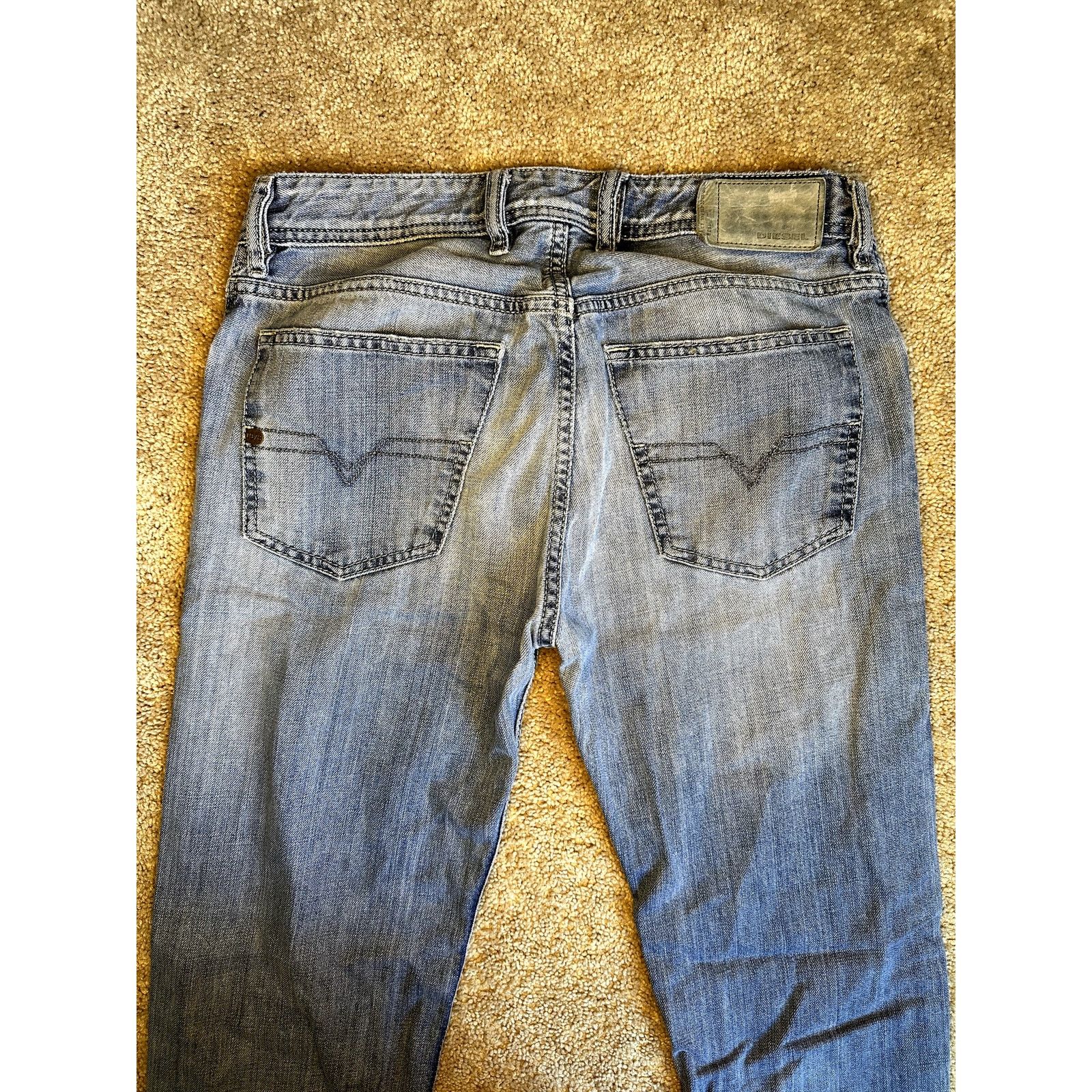 Diesel Diesel Waykee Regular Straight Leg Denim Jeans Blue W29 L32 Size US 29 - 8 Thumbnail