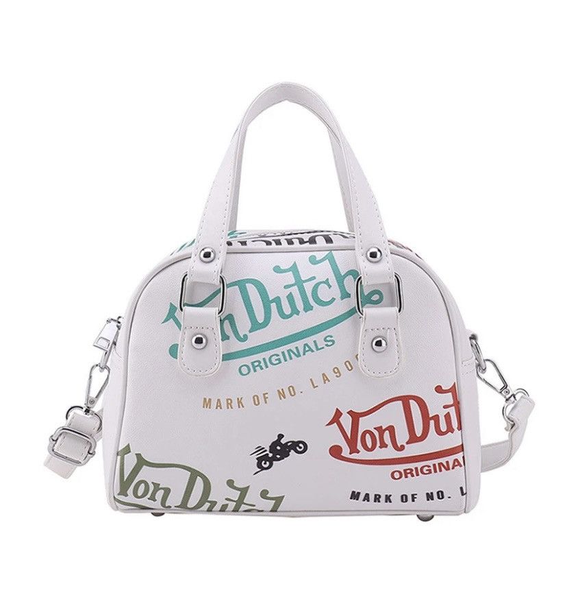 Von Dutch Von Dutch Leather Purse Crossbody HTote Shoulder Handbag Size ONE SIZE - 1 Preview