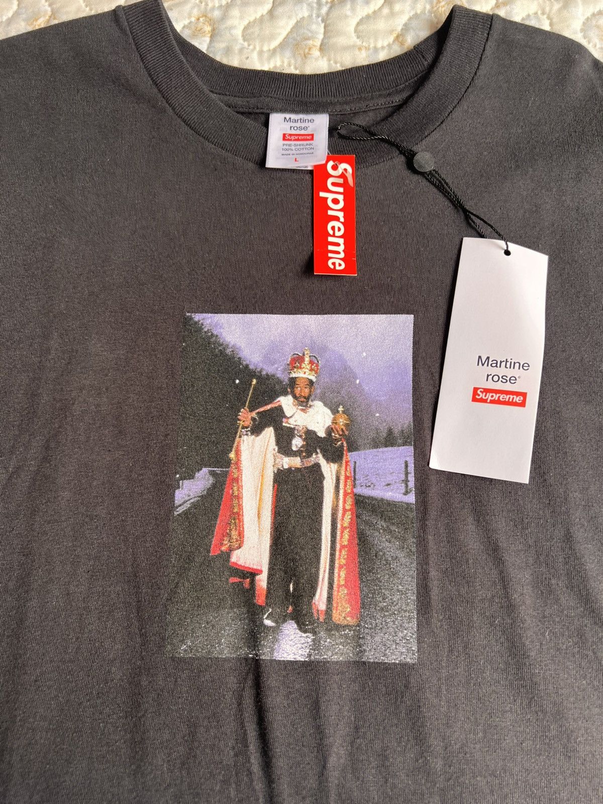 Martine Rose × Supreme L Supreme x Martine Rose Lee Scratch Perry tee Tshirt black Size US L / EU 52-54 / 3 - 9 Thumbnail