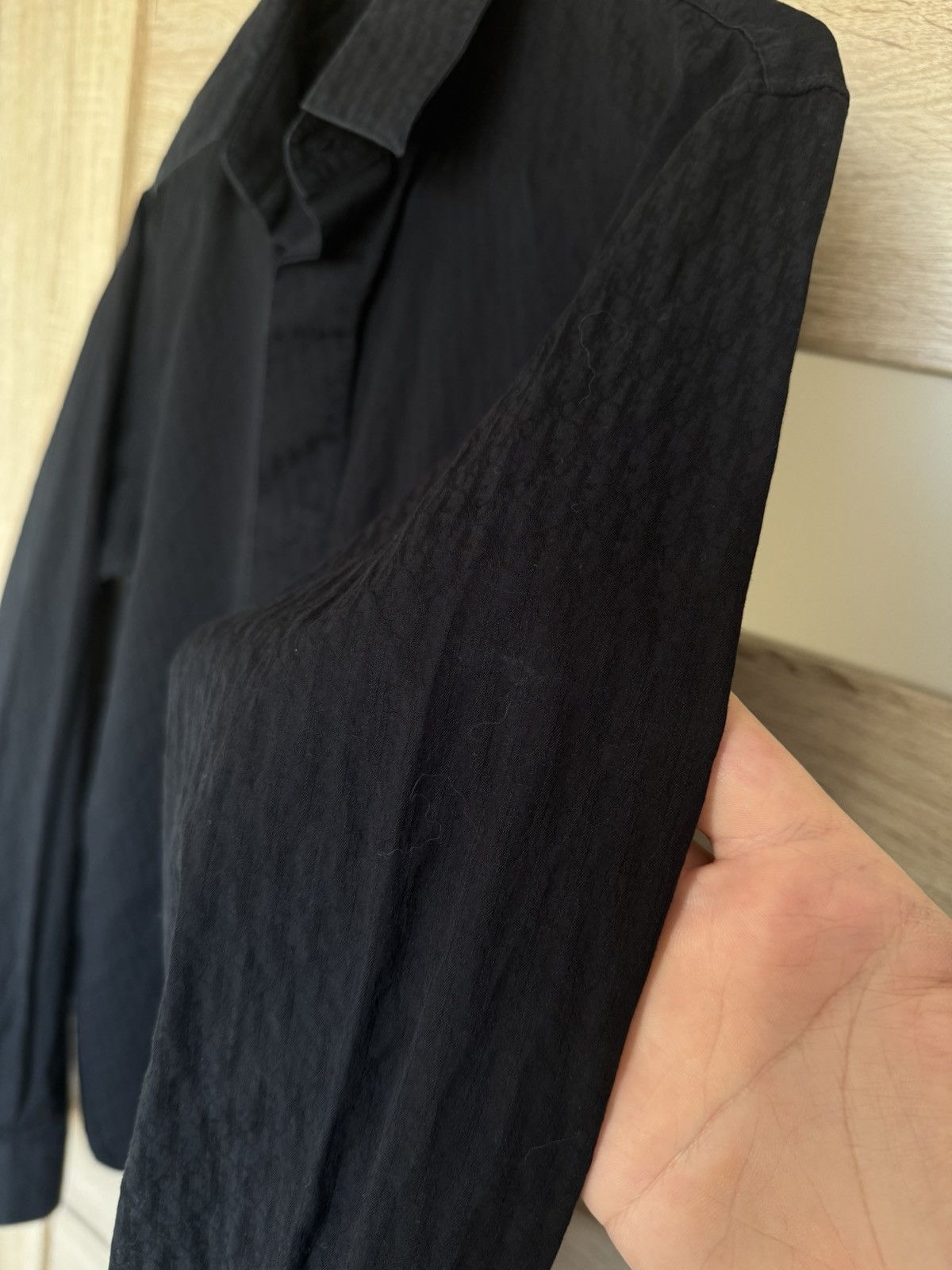 Dior Dior Black Monogram Shirt Hidden Buttons Long Sleeve Size US S / EU 44-46 / 1 - 20 Thumbnail