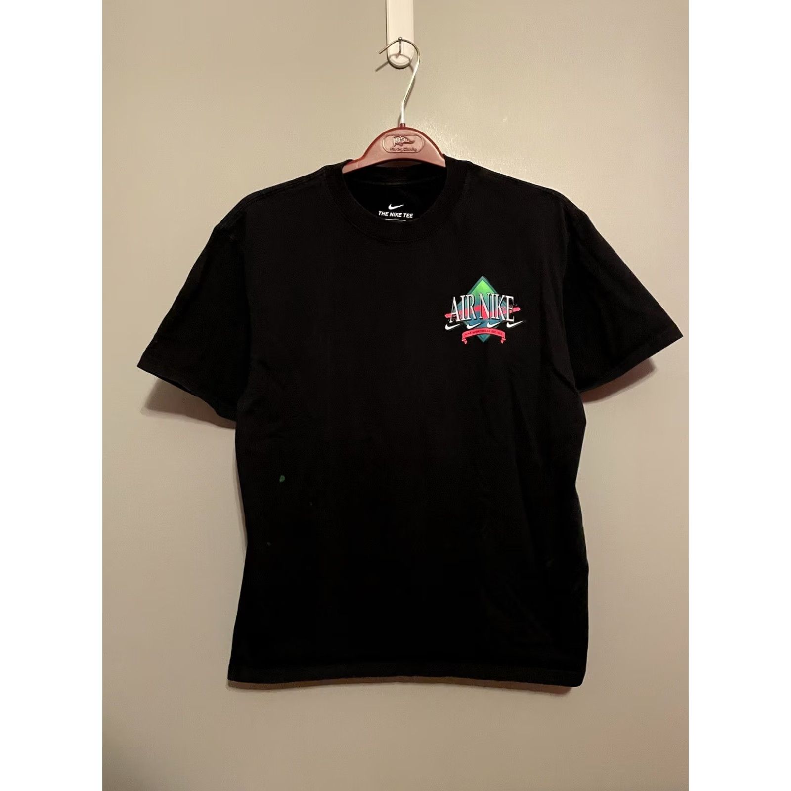 Nike Nike Shirt Mens Athletic Short Sleeve Color Blocked Logo Gym Graphic S Black 90s USA Logo Sports Casual Athletic Shirt Mens Regular Small Size US S / EU 44-46 / 1 - 3 Thumbnail