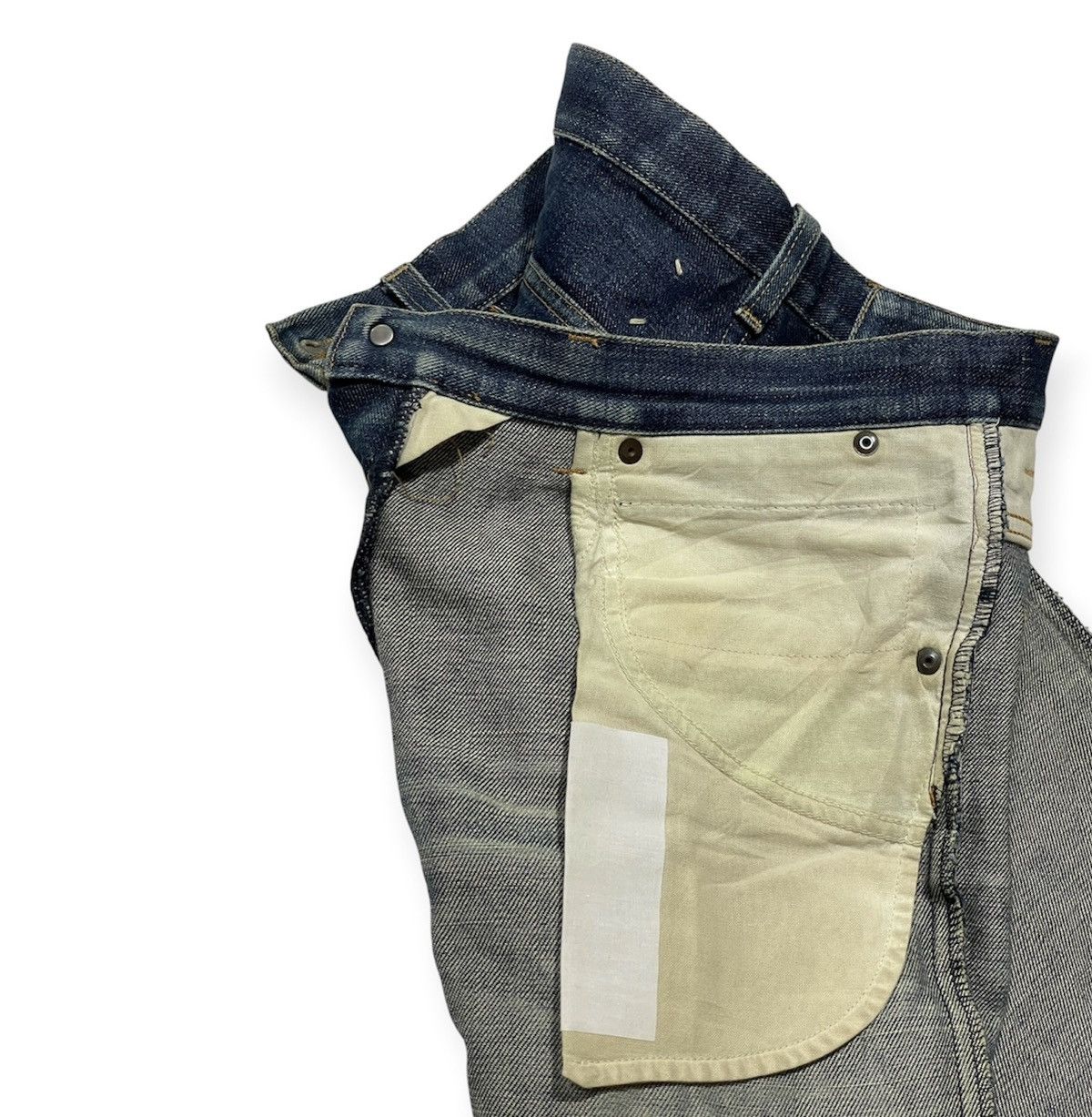 Maison Margiela SS03 Flare Distressed Jeans Size US 29 - 13 Thumbnail