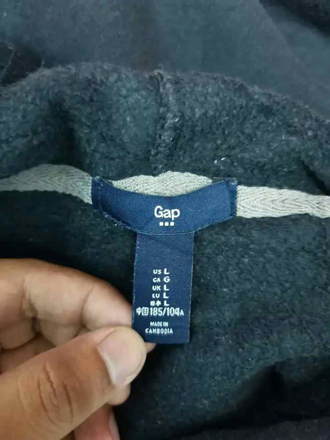 Gap Vintage GAP Big Logo Hoodie Size US L / EU 52-54 / 3 - 3 Thumbnail