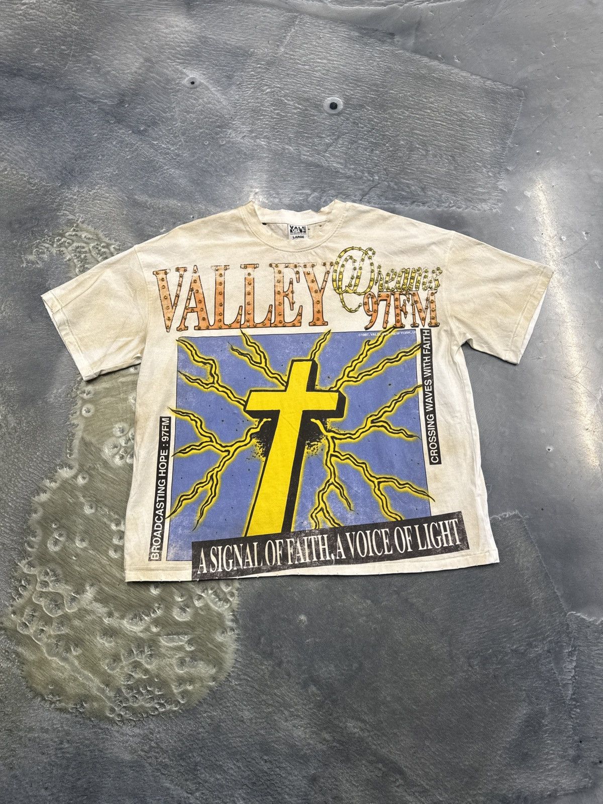 Vale Vale Forever Thunder Cross Bling Tee Size US L / EU 52-54 / 3 - 1 Thumbnail