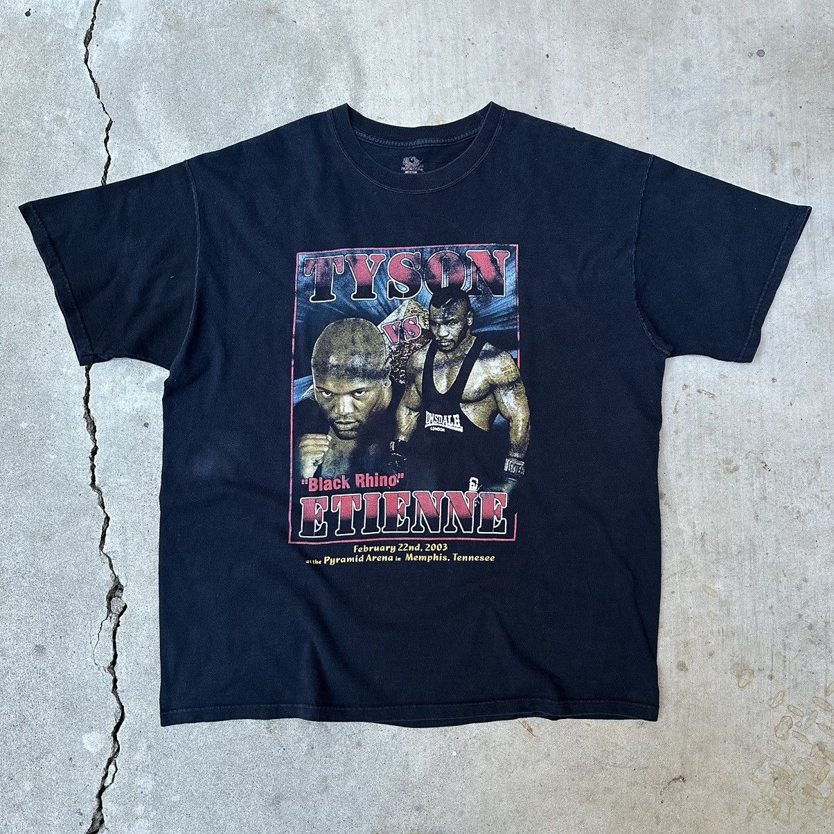 image of Vintage Mike Tyson T-Shirt in Black, Men's (Size XL)