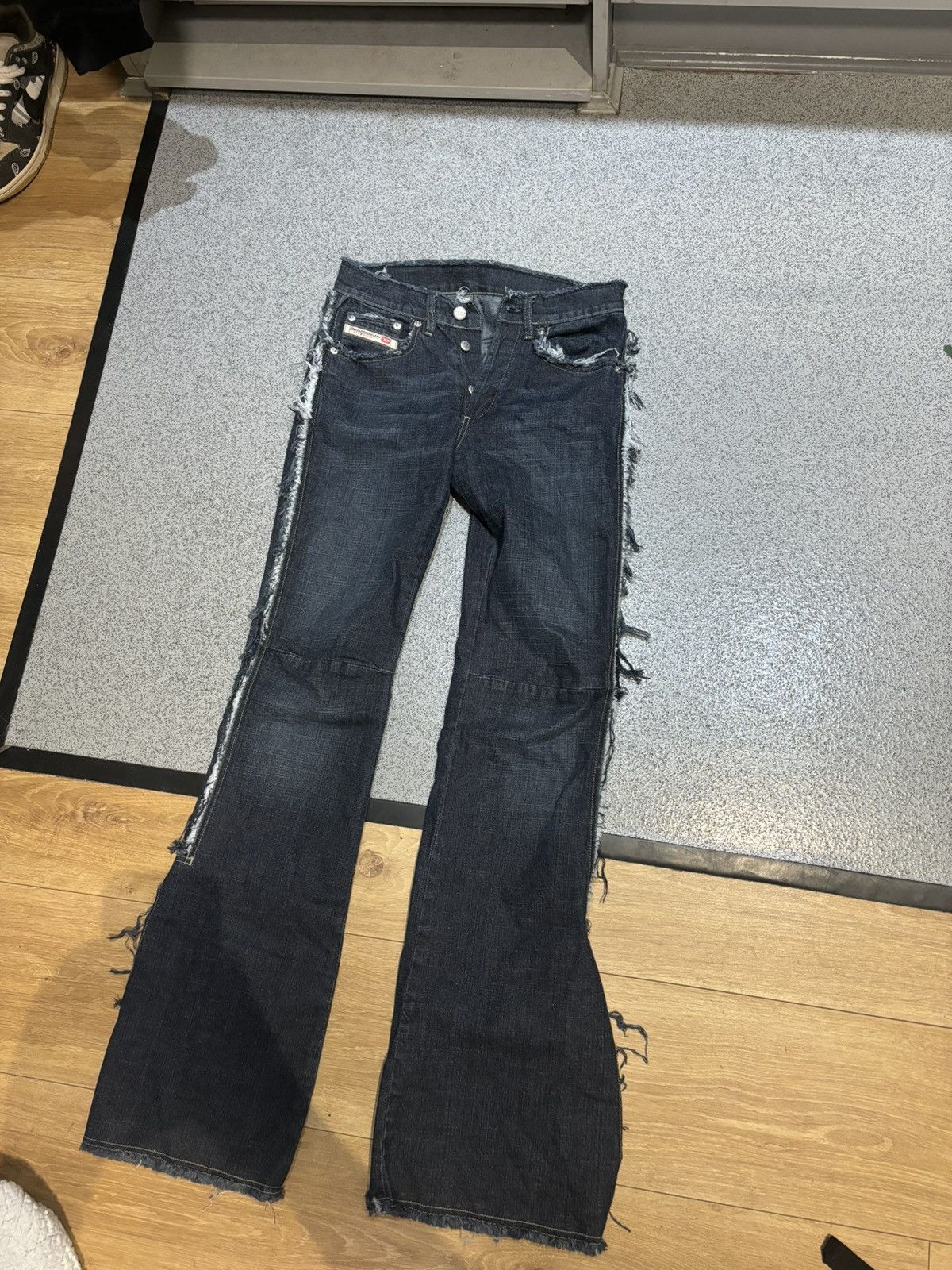Diesel × Vintage Vintage diesel flared denim Size US 28 / EU 44 - 1 Thumbnail