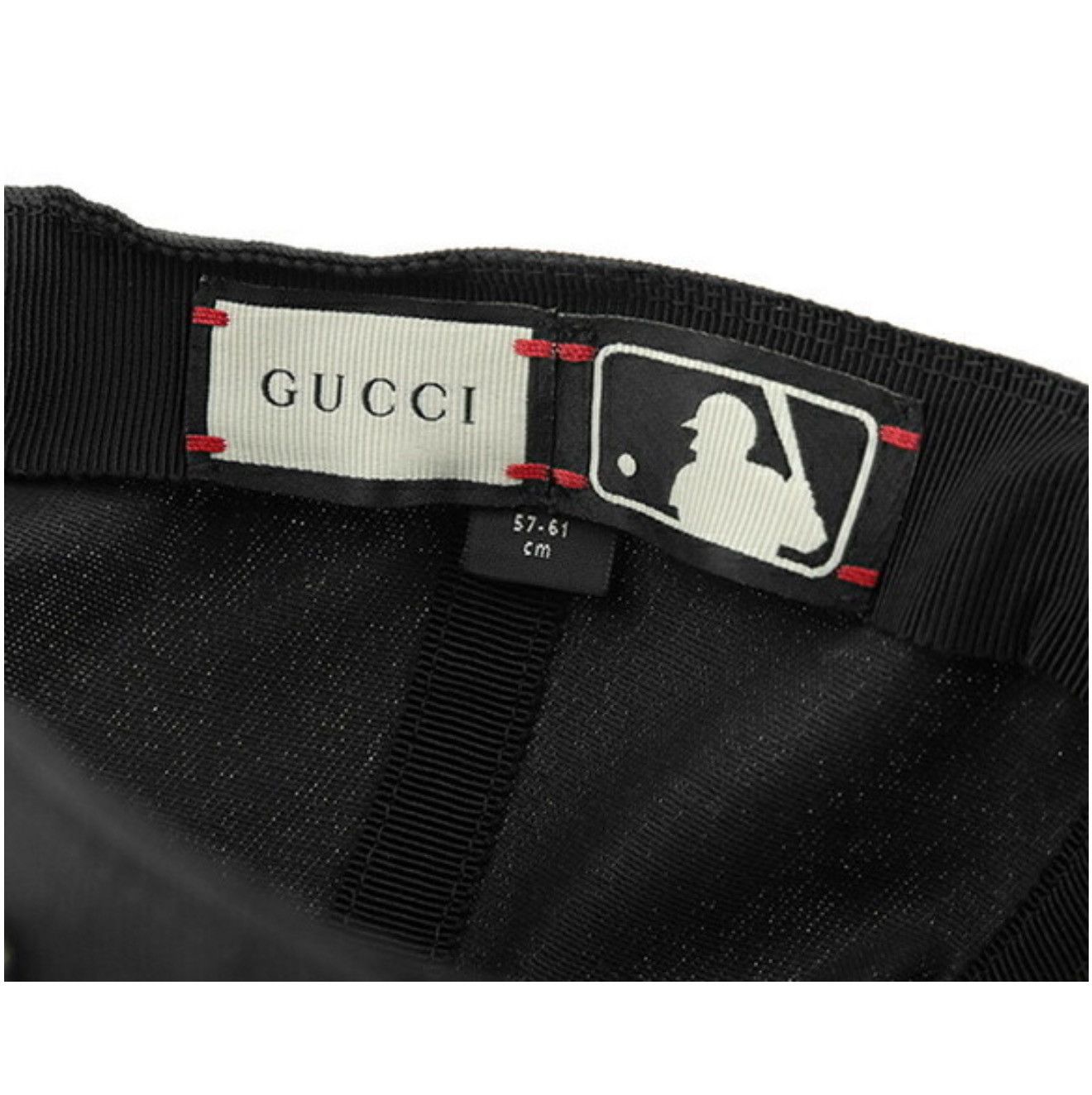 Gucci Gucci New York Yankees baseball cap Black Size ONE SIZE - 6 Thumbnail
