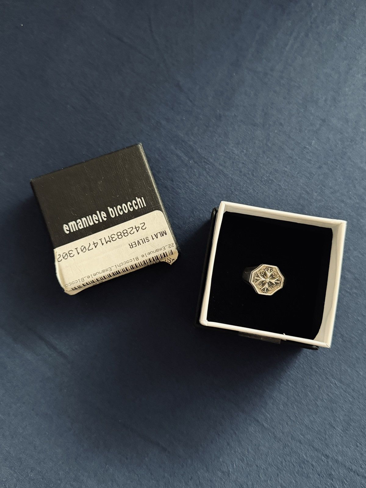 Emanuele Bicocchi Emanuele Bicocchi Chrome Hearts Esque Ring Size ONE SIZE - 1 Thumbnail