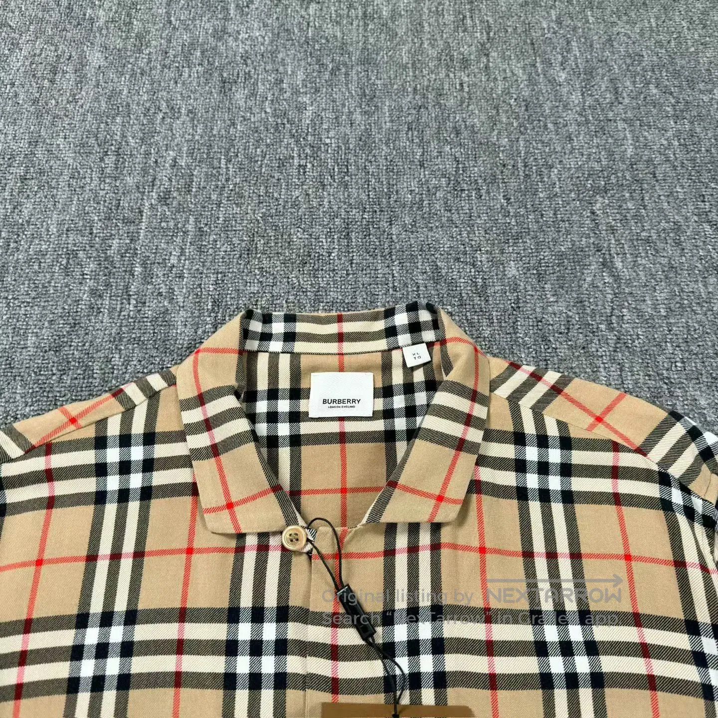 Burberry burberry striped short sleeve shirt in xl. Size US XL / EU 56 / 4 - 3 Thumbnail
