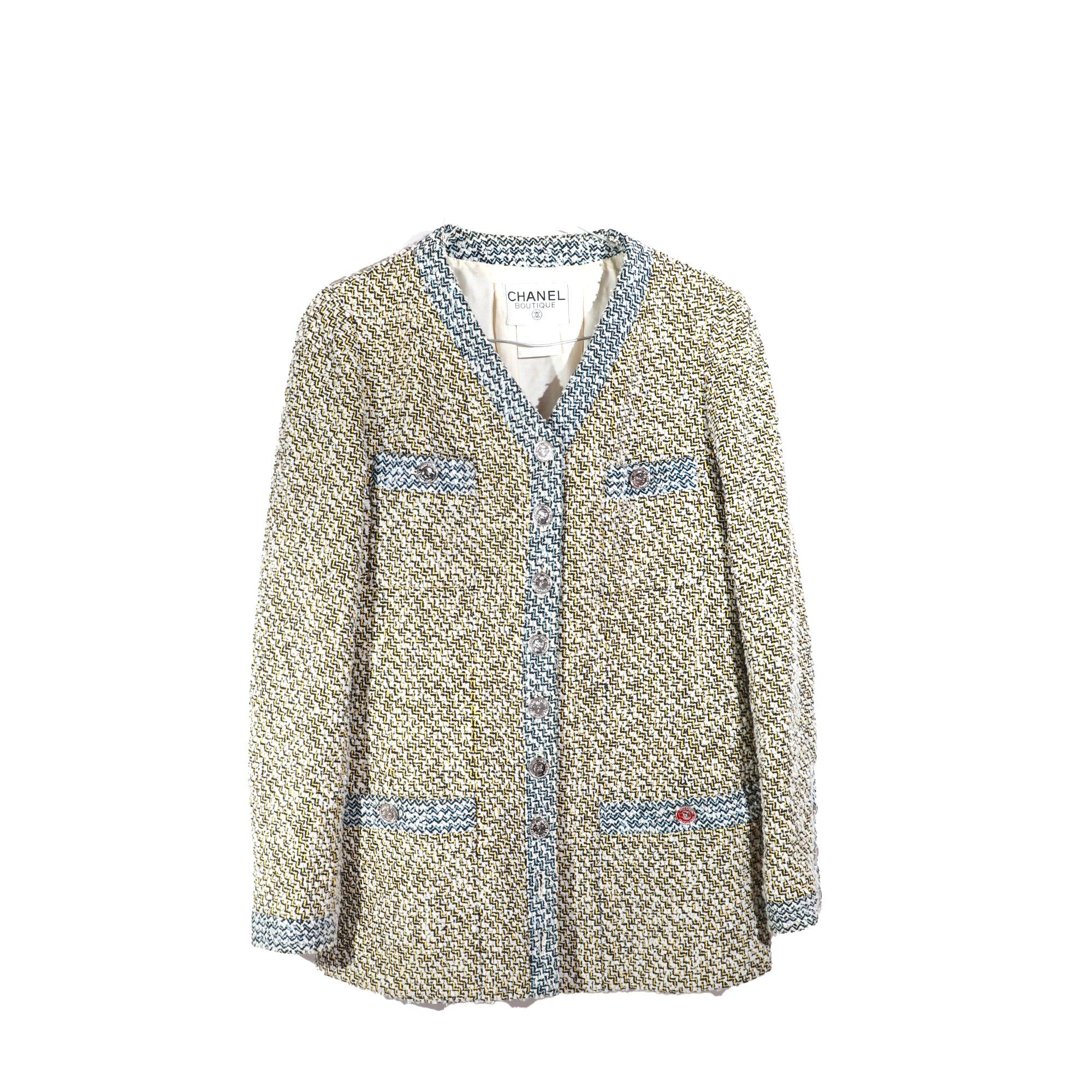 Chanel CHANEL - Tweed jacket (T40) Size M / US 6-8 / IT 42-44 - 1 Thumbnail