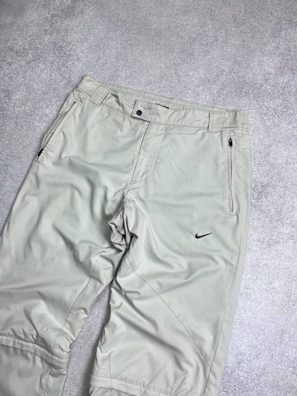 Nike Vintage Nike Swoosh Baggy Nylon Modular Trackpants Y2K M Size US 32 / EU 48 - 2 Thumbnail