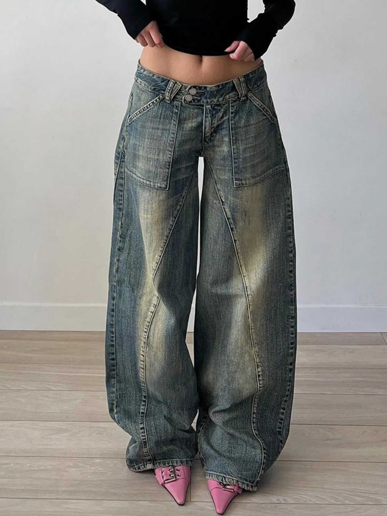 Japanese Brand × Vintage Washed Fit Jeans Size 32" / US 10 / IT 46 - 1 Thumbnail
