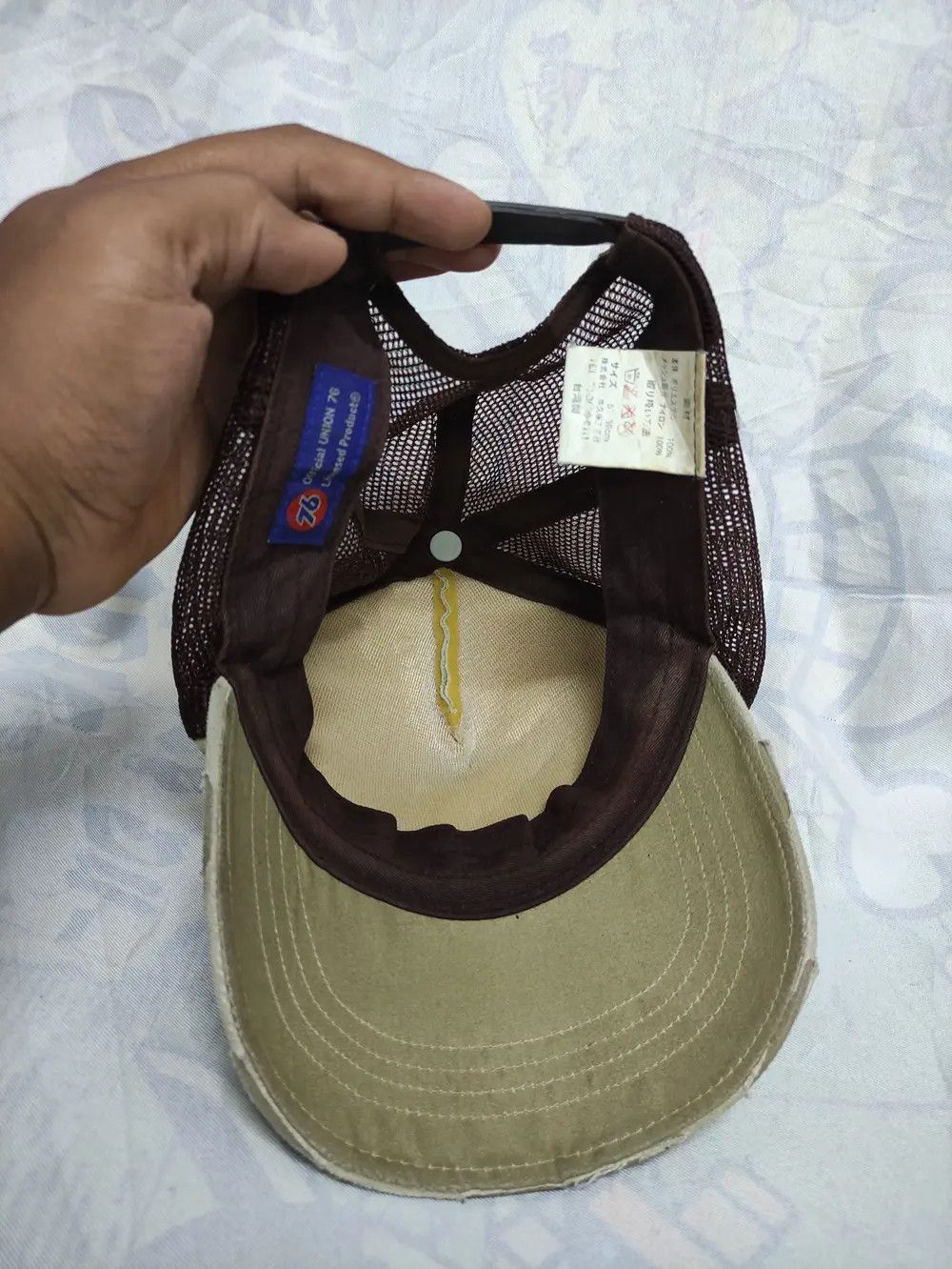 Japanese Brand 76 LUBRICANTS VINTAGE TRUCKER CAP Size ONE SIZE - 6 Thumbnail