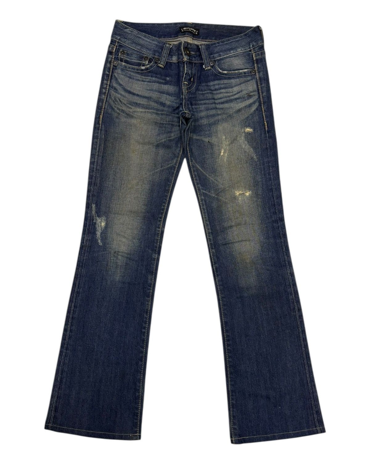 If Six Was Nine × Le Grande Bleu (L.G.B.) × MOUSSY Flare Jeans IfSixWasNine Lgb Style Moussy Bootcut Jeans Size 27" / US 4 / IT 40 - 7 Thumbnail
